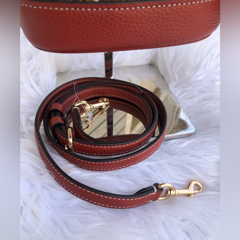 New 🎀 Coach Mini Dempsey Bucket Bag In Signature Canvas With Kitten Print Cat - Picture 8 of 15